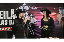 Jeremias Moraes, diretor da PBR Brasil, e Flávia Prata