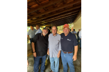 Paulo Horto, Dr Luciano e Carlota no Dia de Campo - Matinha