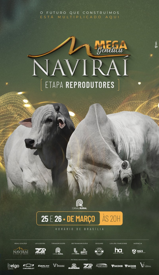 Mega Genética Naviraí - 1ª Etapa Reprodutores