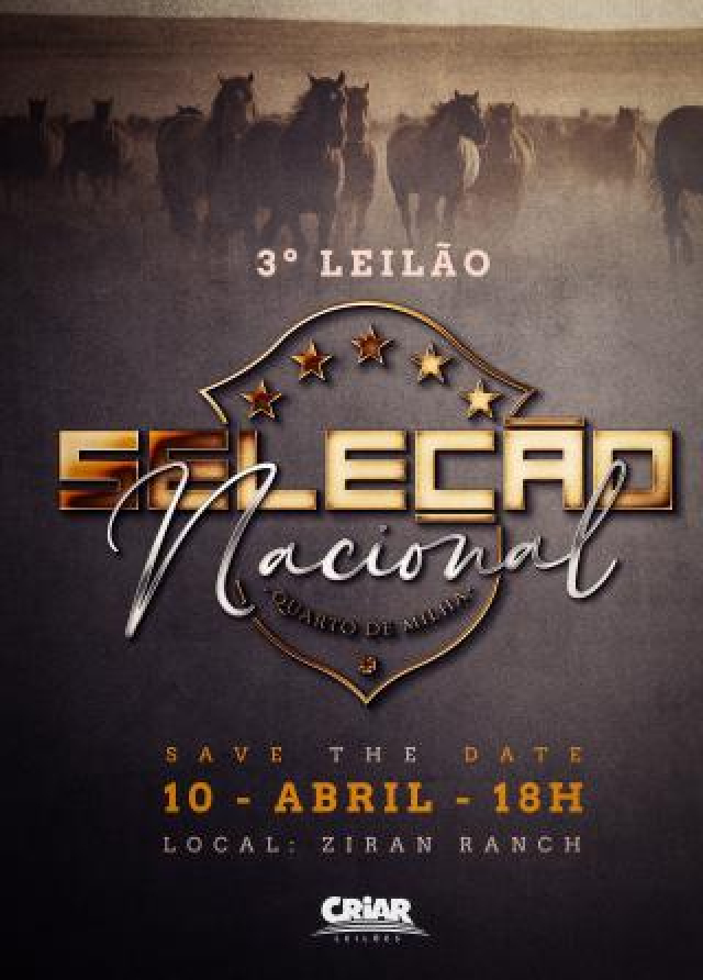 3° Leilão Seleção Nacional